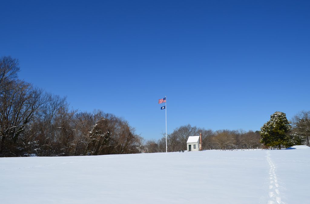 White Snow. Blue Skies.