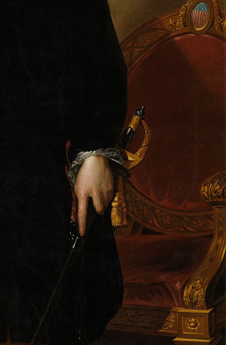 George Washington by Gilbert Stuart Sword