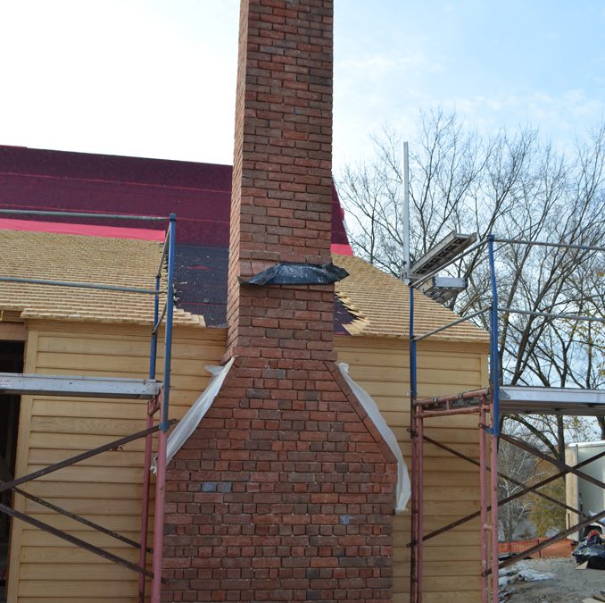 Photos: Building George’s House – East Chimney