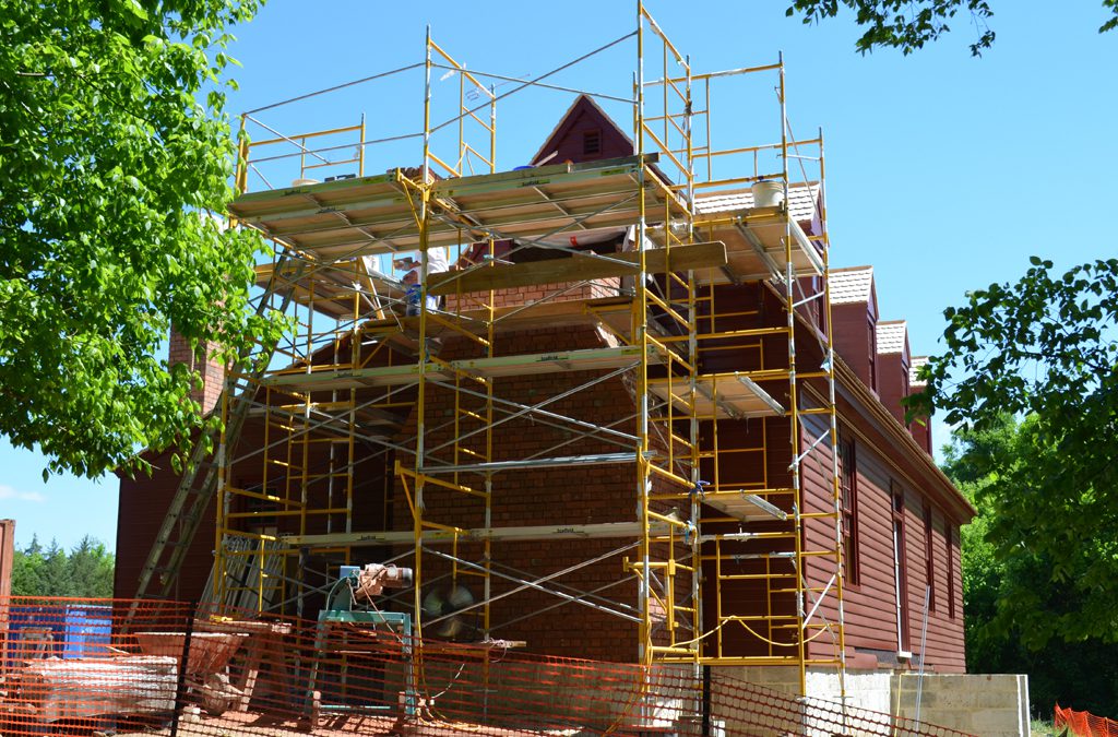 Photos: Building George’s House – North Chimney