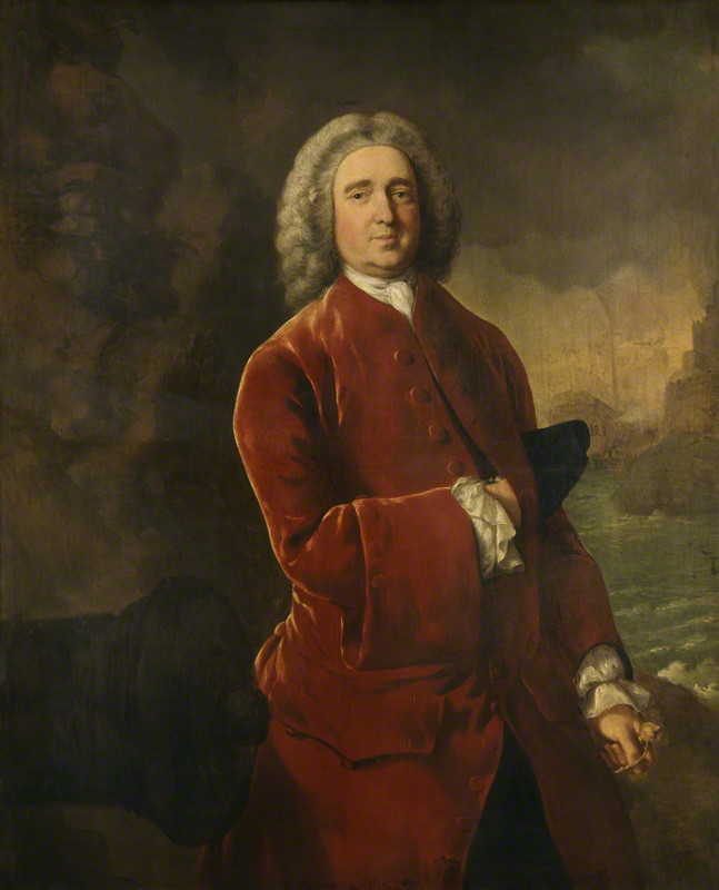 NPG 881; Edward Vernon by Thomas Gainsborough