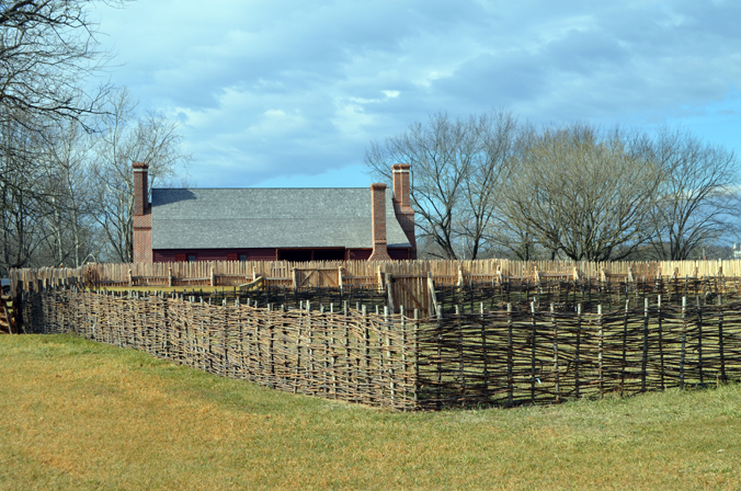 Work Yards Behind the House