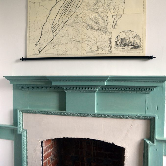 What Was Old Is New Again: The Return of a Map & Floorcloth to Fielding Lewis’s Office
