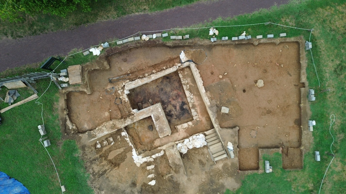Site Overall 2026 Overall excavation site of kitchen cellar and surrounding area